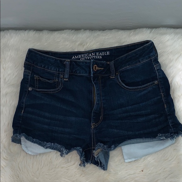 ae denim shorts